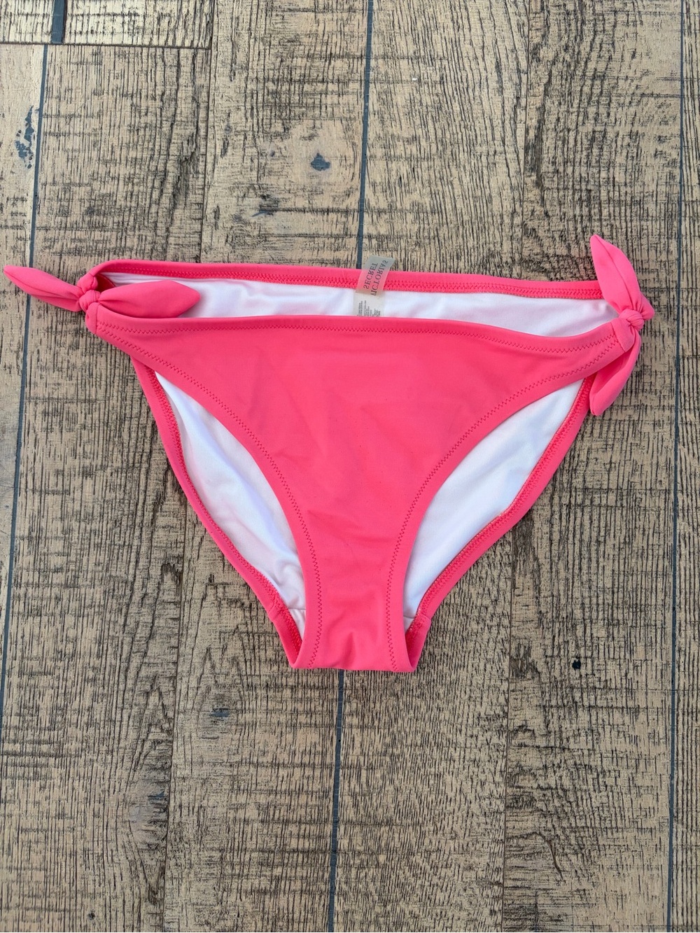 Victoria's Secret Neon Pink Side-Tie Bikini Bottom